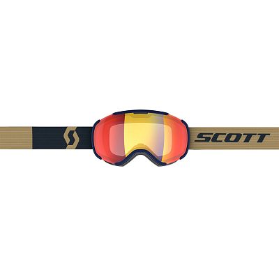 Превью Фотохромная горнолыжная маска Маска горнолыжная SCOTT Faze II LS Dark Blue/Light Grey/Red Chrome (271815-6765341)